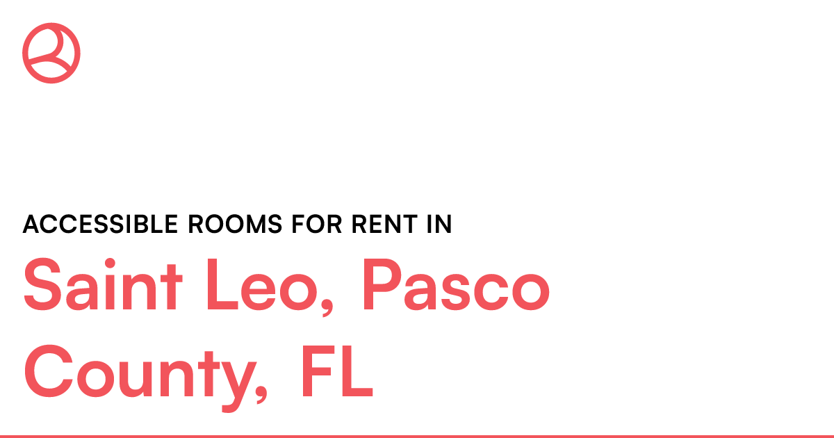 Saint Leo, Pasco County, FL Accessible rooms for rent