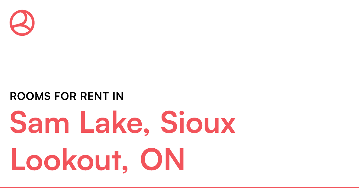 Sam Lake, Sioux Lookout, ON Rooms for Rent Roomies.ca