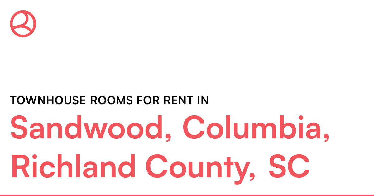 Sandwood, Columbia, Richland County, SC Townhouse roo...
