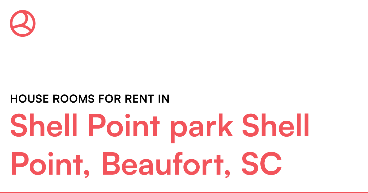 Shell Point park Shell Point, Beaufort, SC House room...