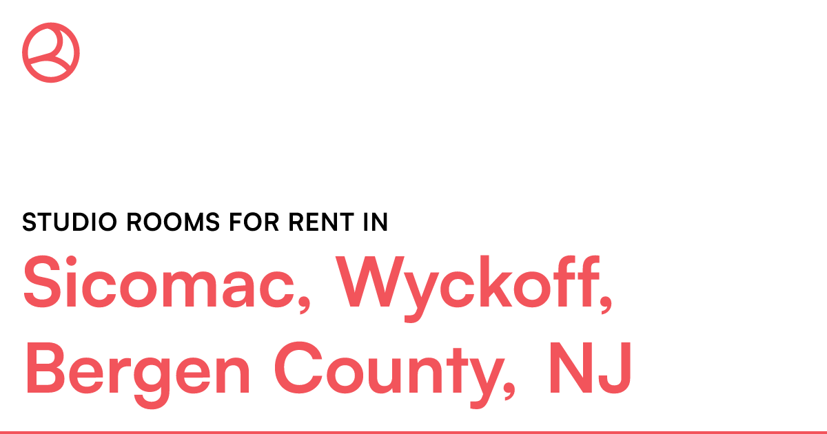 Wyckoff, Bergen County, NJ Studio rooms for...