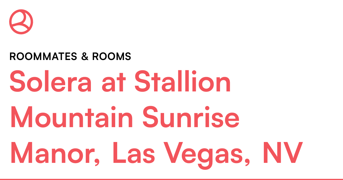 Solera at Stallion Mountain Sunrise Manor, Las Vegas,...
