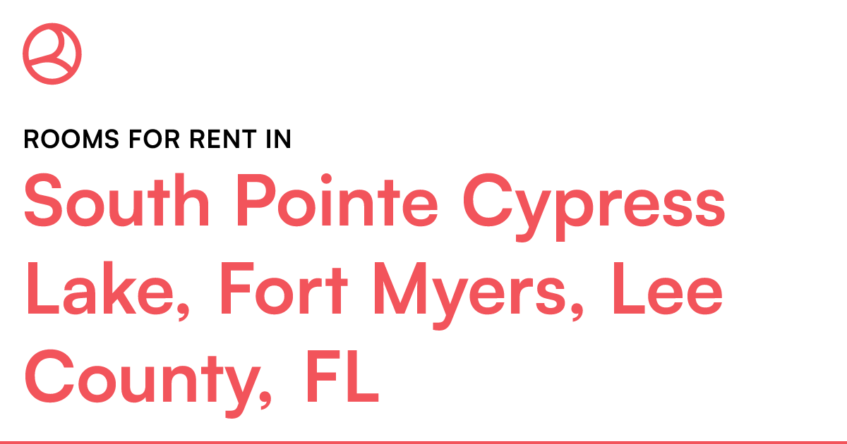 South Pointe Cypress Lake, Fort Myers, Lee County, FL...