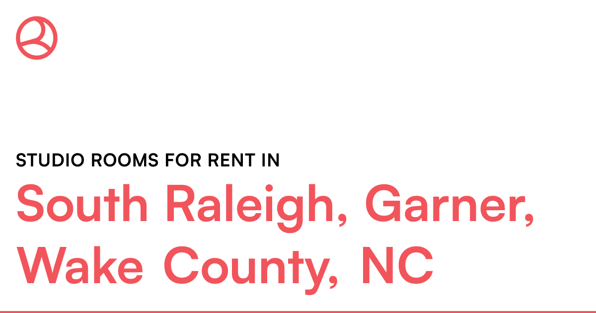 South Raleigh, Garner, Wake County, NC Studio rooms f...