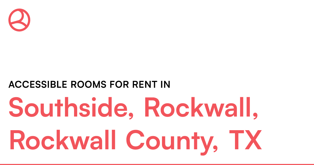 Southside, Rockwall, Rockwall County, TX Accessible r...