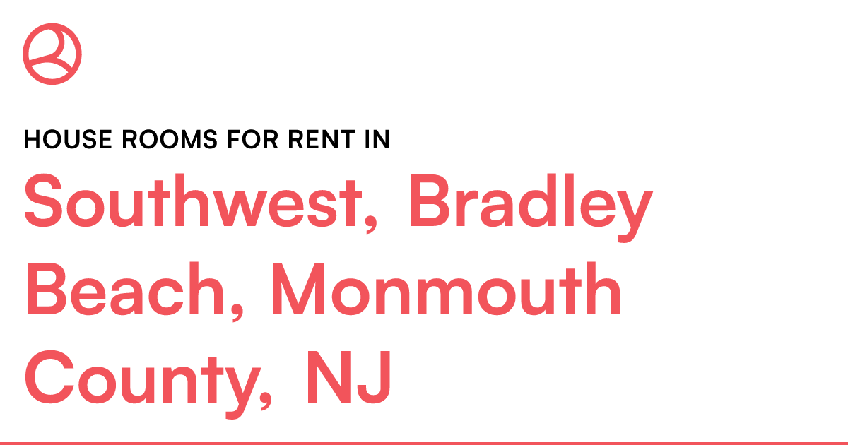 Southwest, Bradley Beach, Monmouth County, NJ House r...