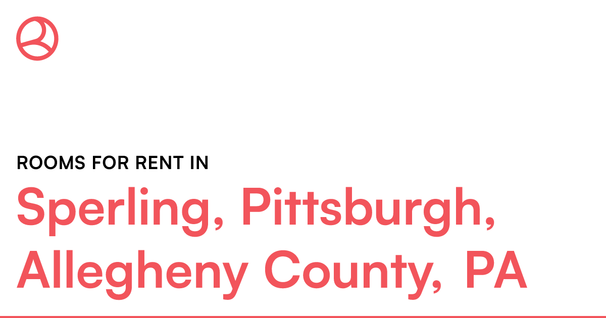 Sperling, Pittsburgh, Allegheny County, PA Rooms for...