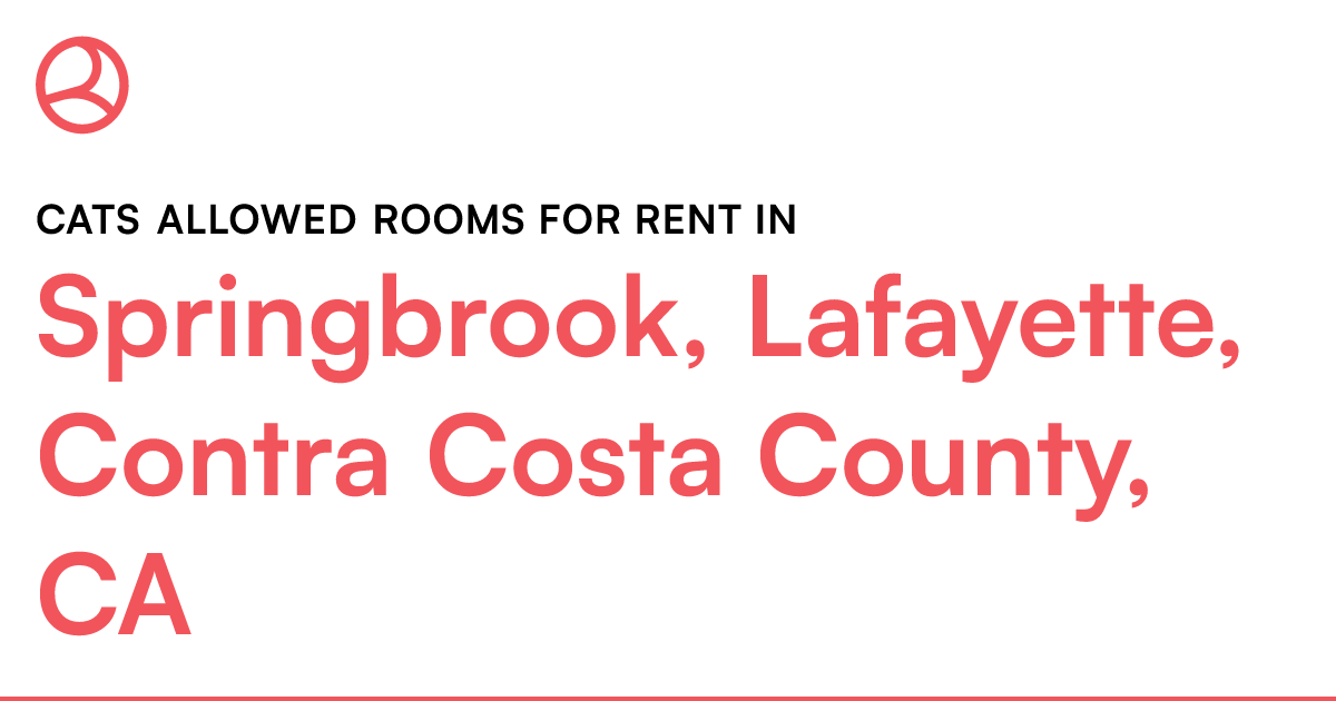 Springbrook, Lafayette, Contra Costa County, CA Cats...