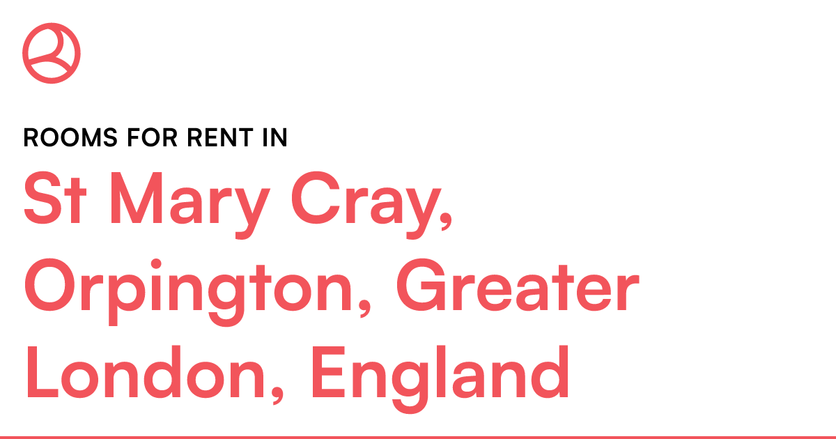 St Mary Cray, Orpington, Greater London, England Ro... Roomies.co.uk