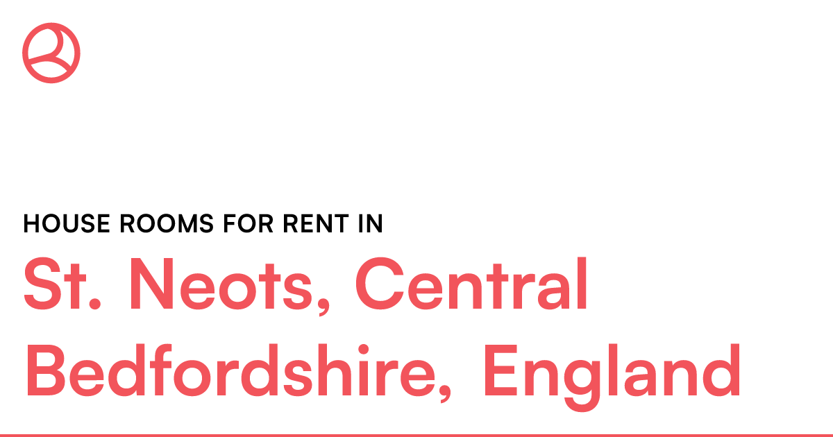 St. Neots, Central Bedfordshire, England House room... Roomies.co.uk