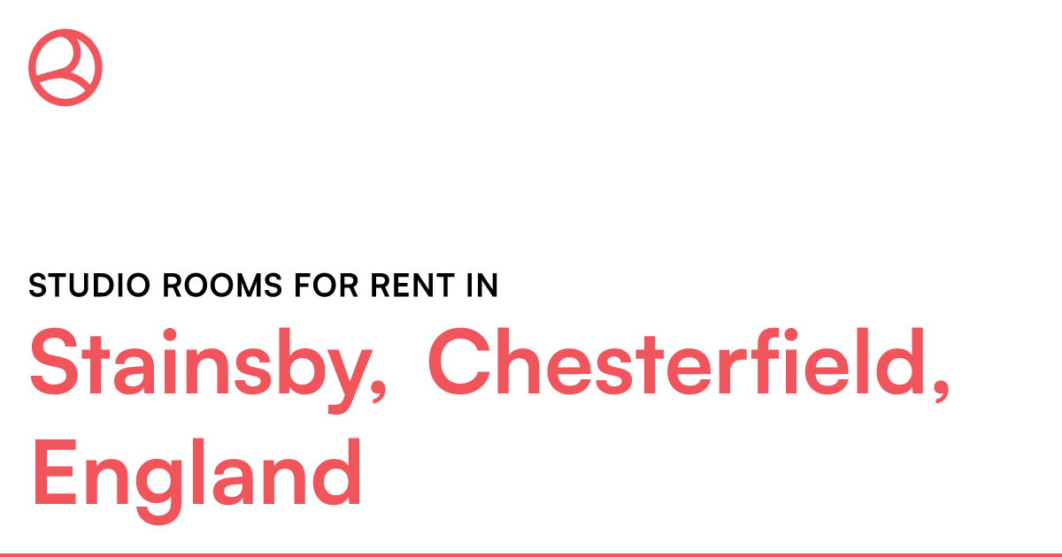 Stainsby, Chesterfield, England Studio rooms for re... – Roomies.co.uk