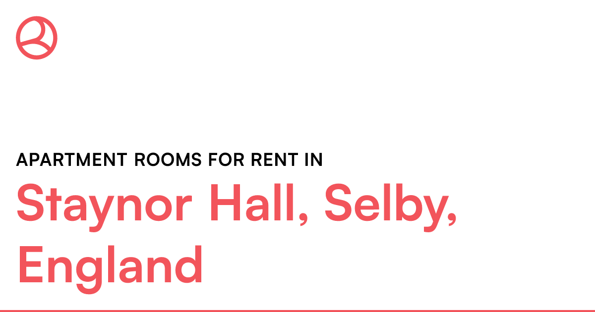 Staynor Hall, Selby, England Apartment rooms for re... Roomies.co.uk