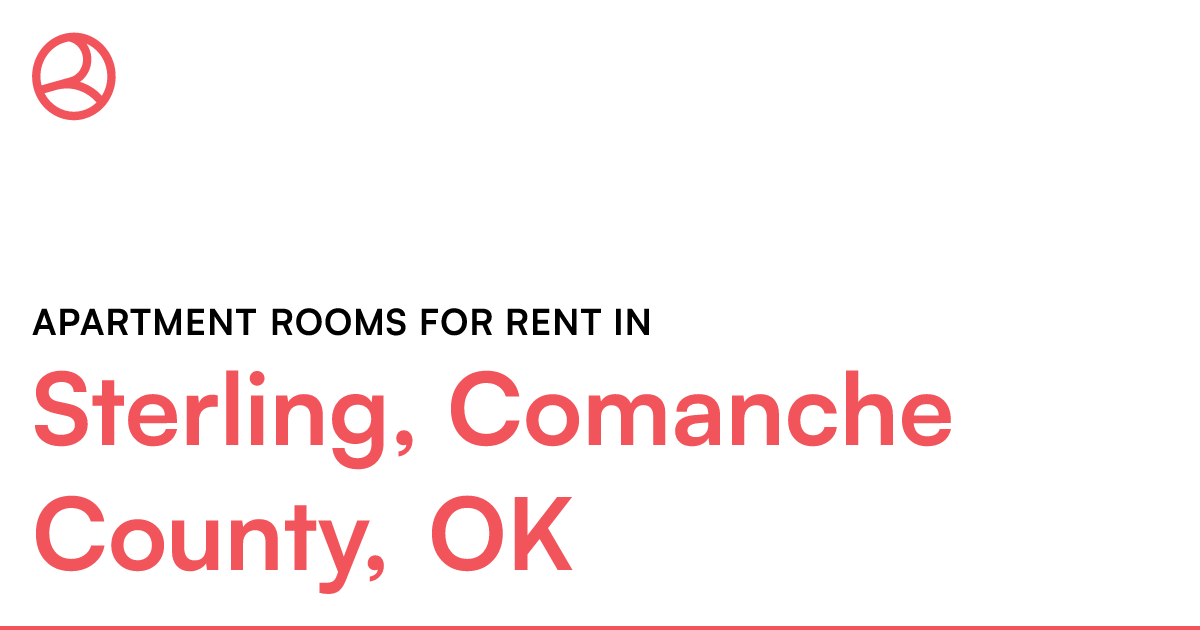 Sterling, Comanche County, OK Apartment rooms for ren...
