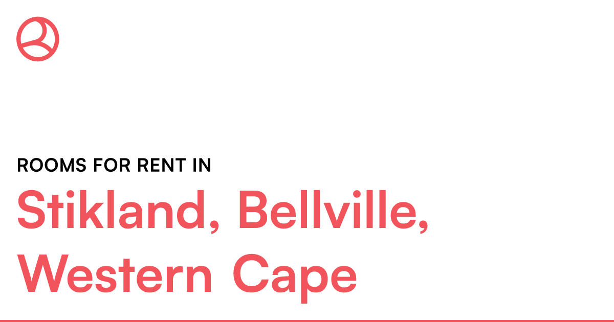 Stikland, Bellville, Western Cape Rooms for Rent Roomies.co.za