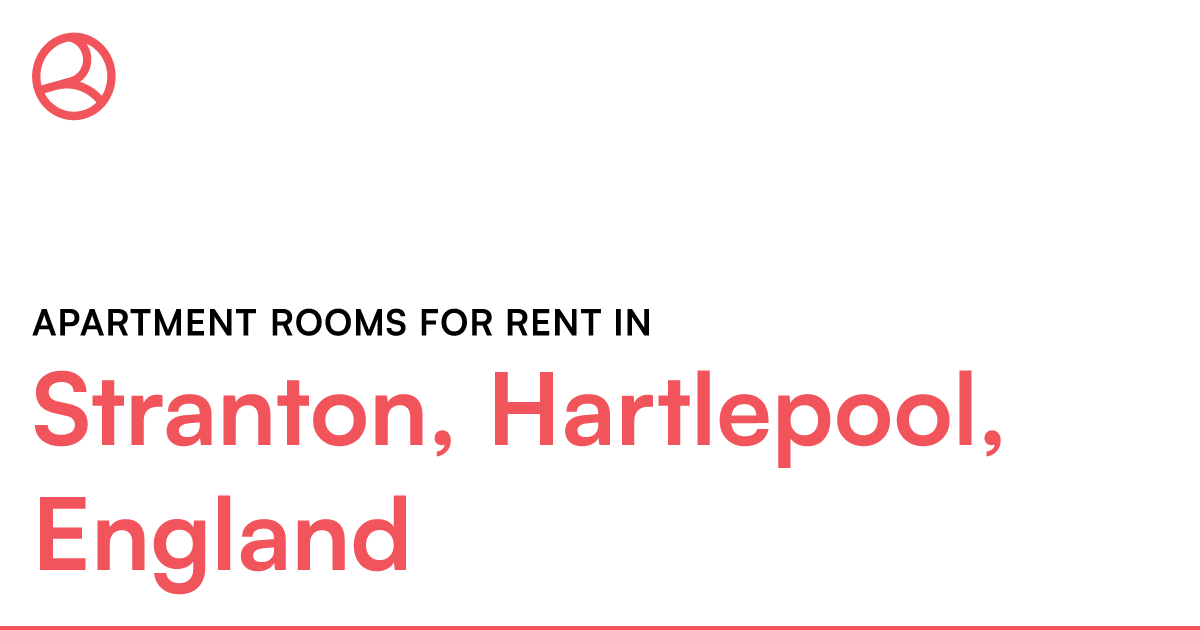 Stranton, Hartlepool, England Apartment rooms for r... Roomies.co.uk