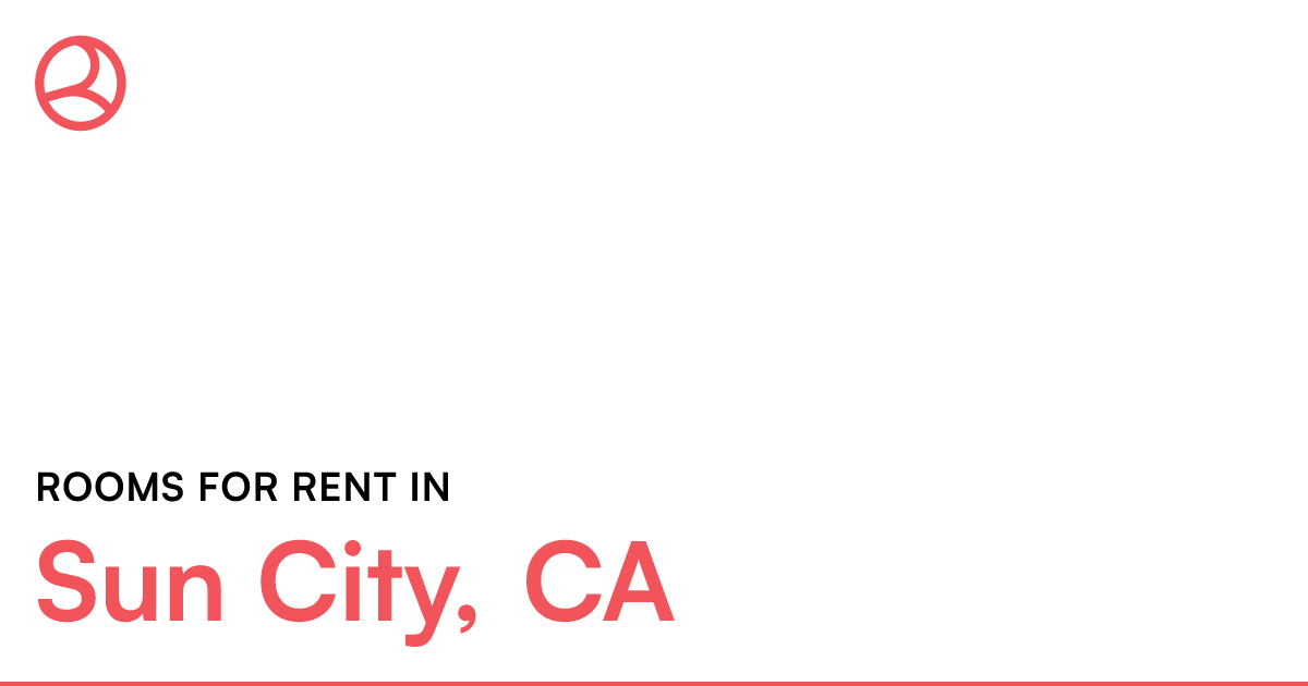 Sun City, CA Rooms for Rent