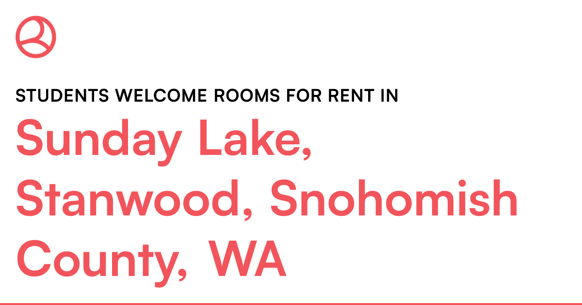 Sunday Lake, Stanwood, Snohomish County, WA Students...