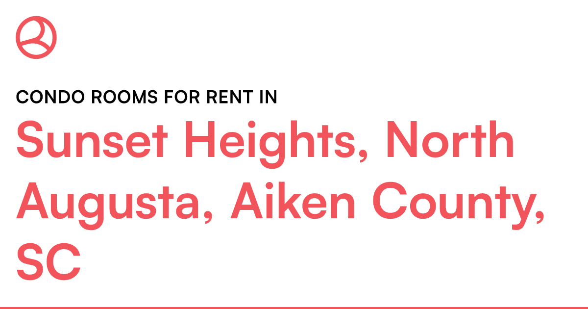 Sunset Heights, North Augusta, Aiken County, SC Condo... – Roomies.com