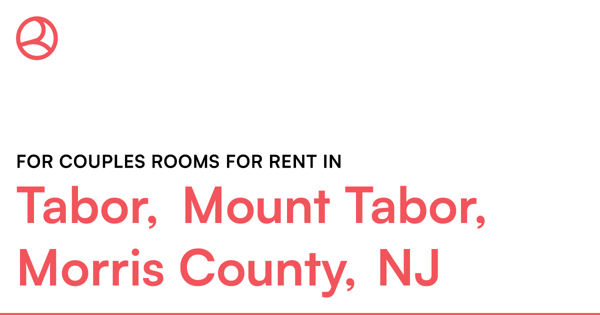 Tabor, Mount Tabor, Morris County, NJ For couples roo...
