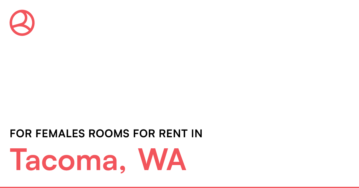 WA For females rooms for rent
