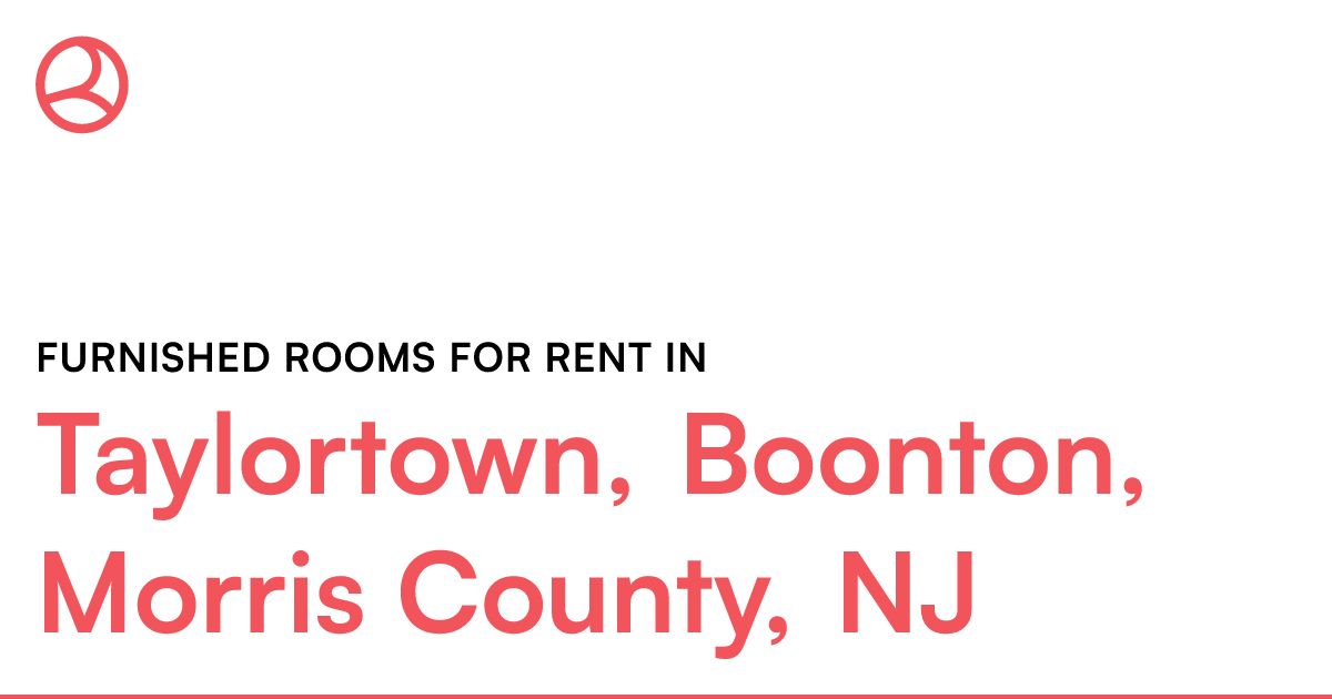 Taylortown, Boonton, Morris County, NJ Furnished room...