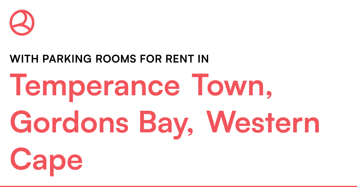 Temperance Town, Gordons Bay, Western Cape With Par – Roomies.co.za