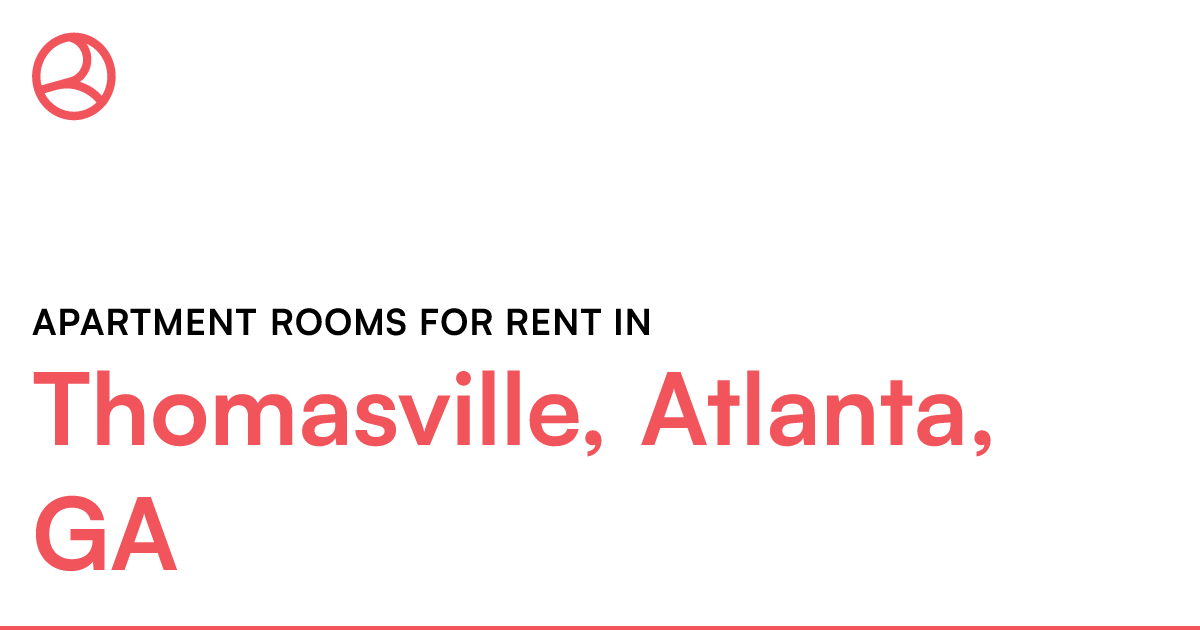 Thomasville, Atlanta, GA Apartment rooms for rent