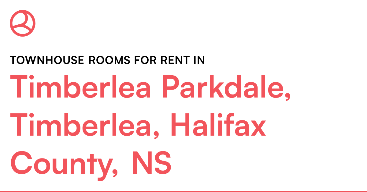 Timberlea Parkdale, Timberlea, Halifax County, NS Town... Roomies.ca