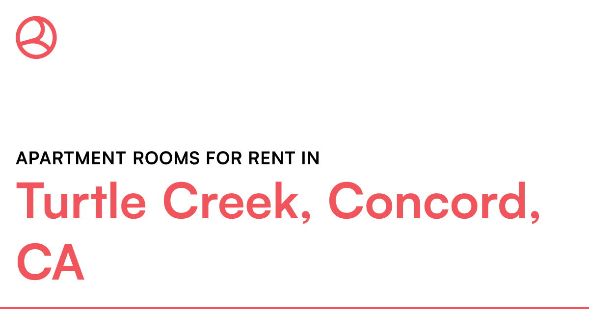 Turtle Creek, Concord, CA Apartment rooms for rent