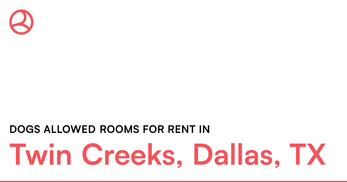 Twin Creeks, Dallas, TX Dogs allowed rooms for rent