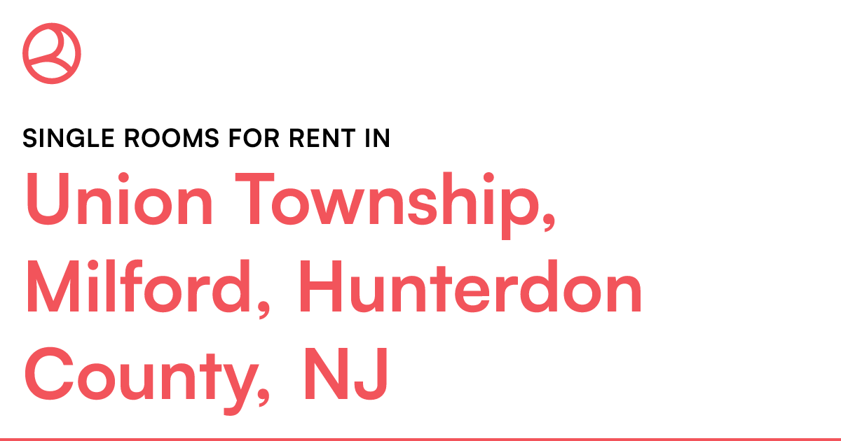 Union Township, Milford, Hunterdon County, NJ Single...