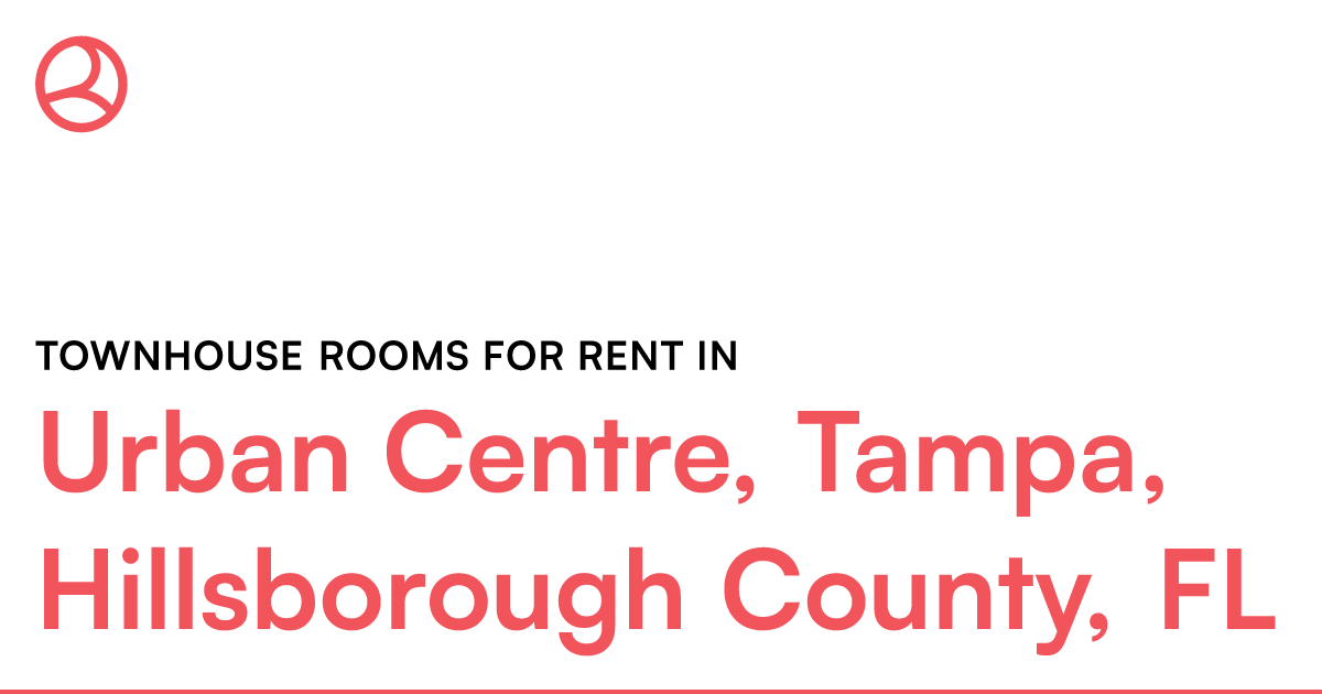 Urban Centre, Tampa, Hillsborough County, FL Townhous... – Roomies.com