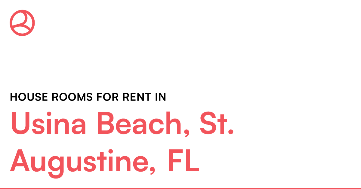 Usina Beach, St. Augustine, FL House rooms for rent – Roomies.com