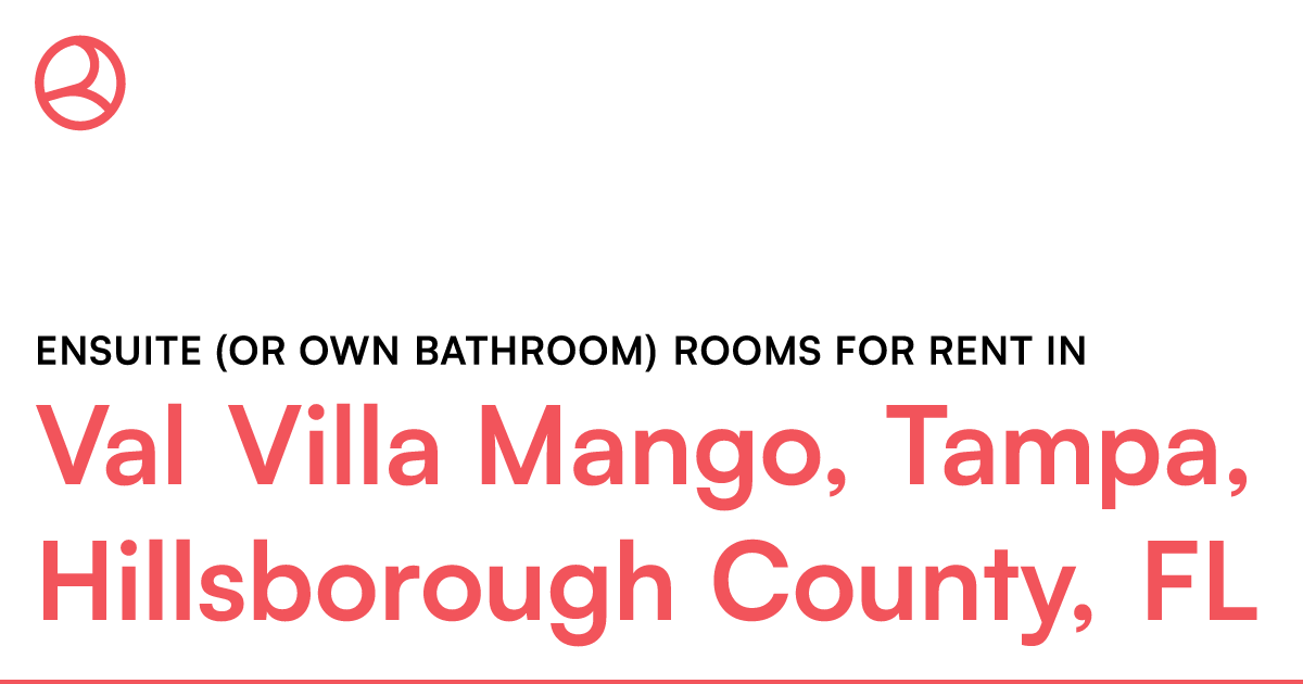 Val Villa Mango, Tampa, Hillsborough County, FL Ensui... – Roomies.com