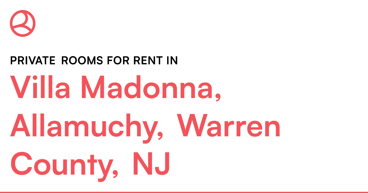 Villa Madonna, Allamuchy, Warren County, NJ Private r...