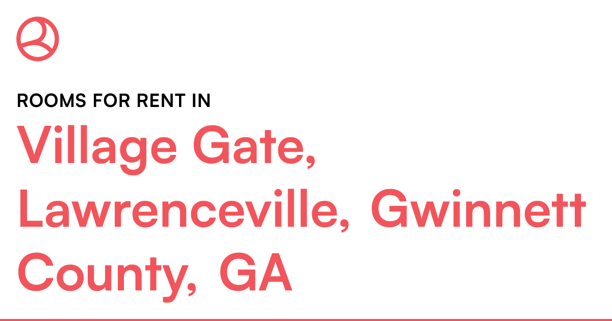 Village Gate, Lawrenceville, County, GA Room...