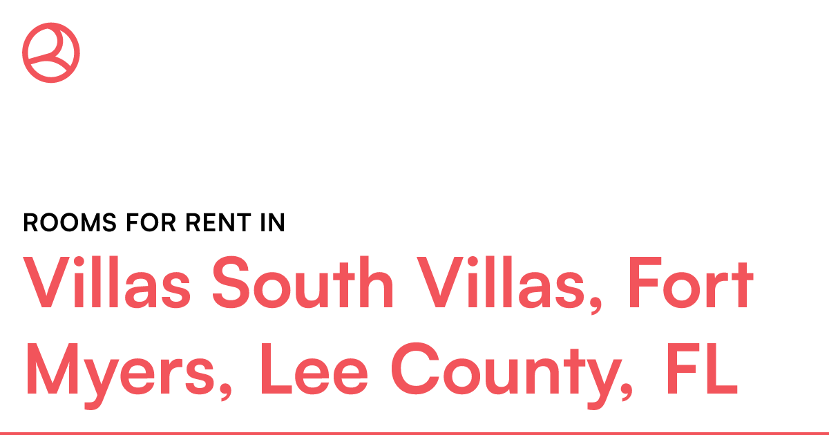 Villas South Villas, Fort Myers, Lee County, FL Rooms...