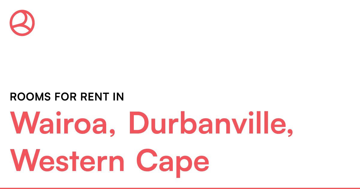 Wairoa, Durbanville, Western Cape Rooms for Rent Roomies.co.za