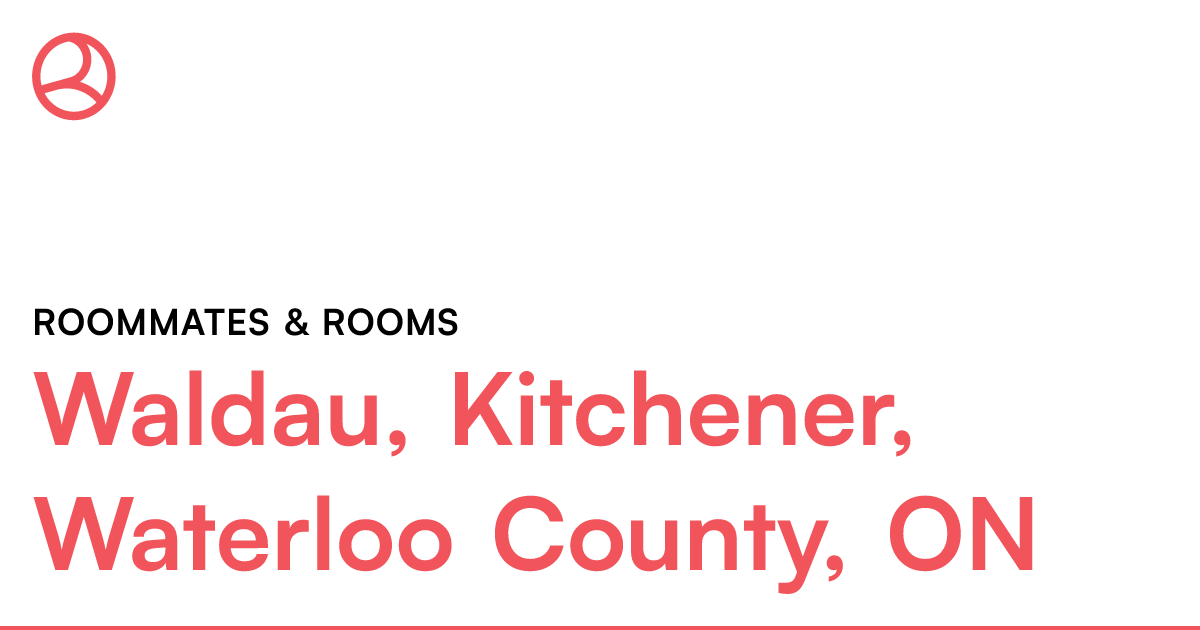 Waldau, Kitchener, Waterloo County, ON Roommates & roo... Roomies.ca