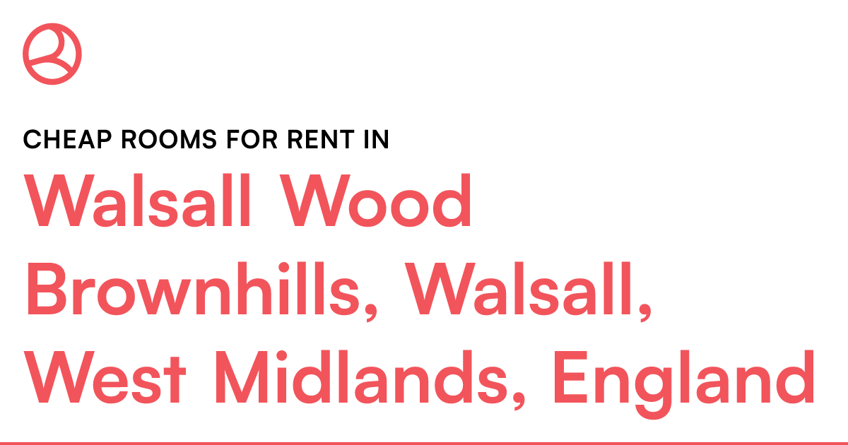 Walsall Wood Brownhills, Walsall, West Midlands, En... Roomies.co.uk