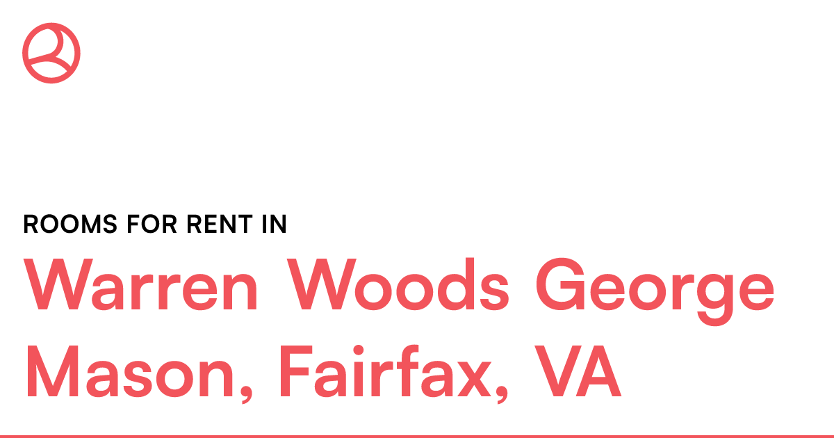 Warren Woods Mason, Fairfax, VA Rooms for Rent