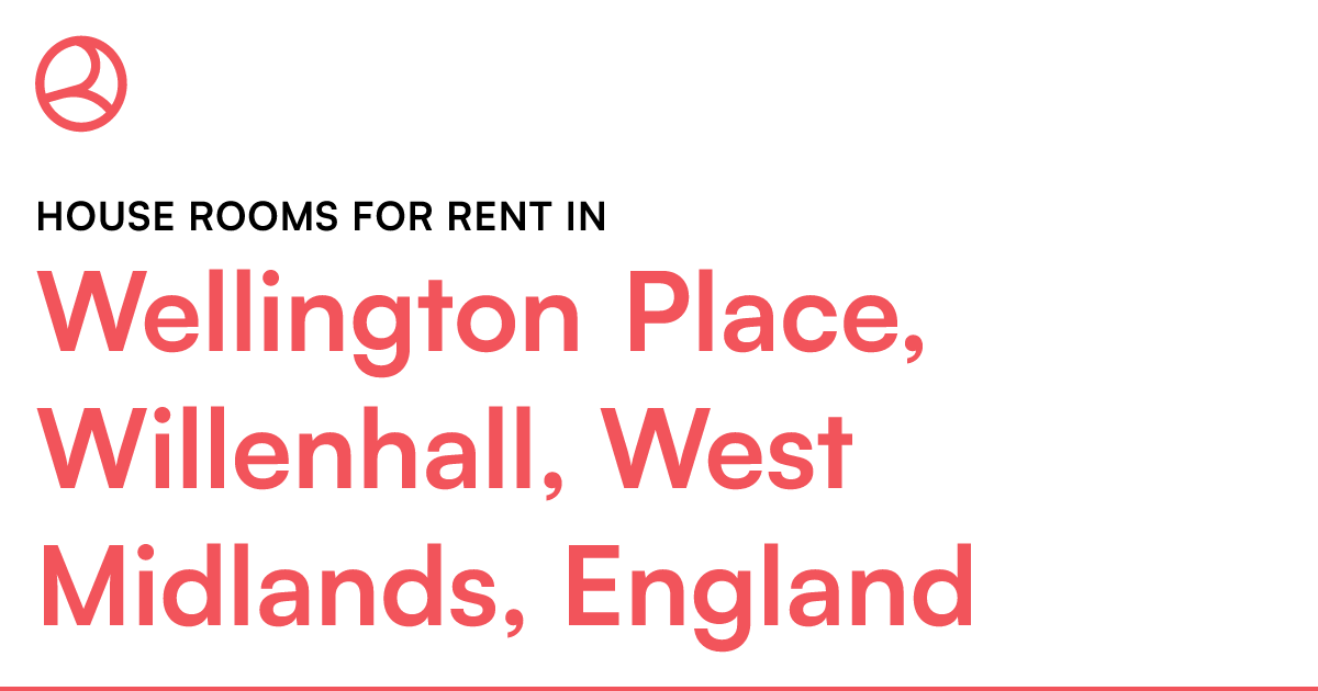 Wellington Place, Willenhall, West Midlands, Englan... Roomies.co.uk