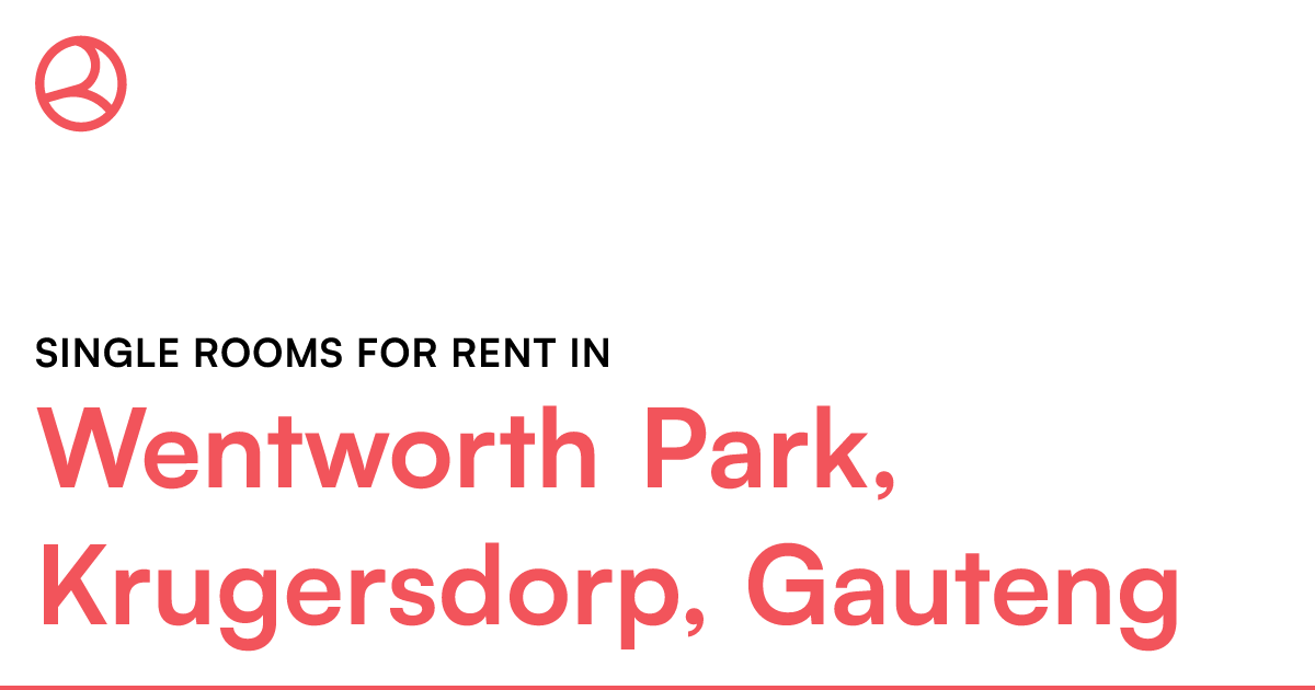 Wentworth Park, Krugersdorp, Gauteng Single rooms f... Roomies.co.za