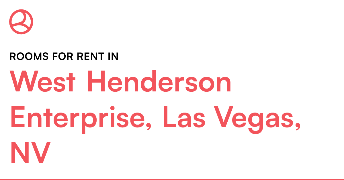 West Henderson Enterprise, Las Vegas, NV Rooms for Re...