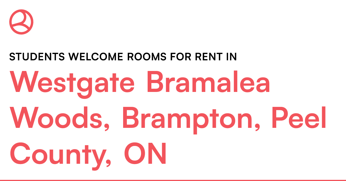 Westgate Bramalea Woods, Brampton, Peel County, ON Stu... Roomies.ca