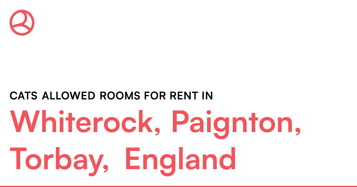 Whiterock, Paignton, Torbay, England Cats allowed r... Roomies.co.uk