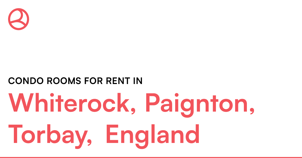 Whiterock, Paignton, Torbay, England Condo rooms fo... Roomies.co.uk