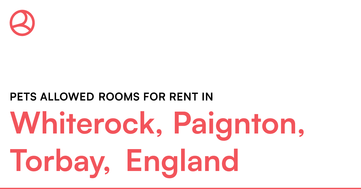 Whiterock, Paignton, Torbay, England Pets allowed r... Roomies.co.uk