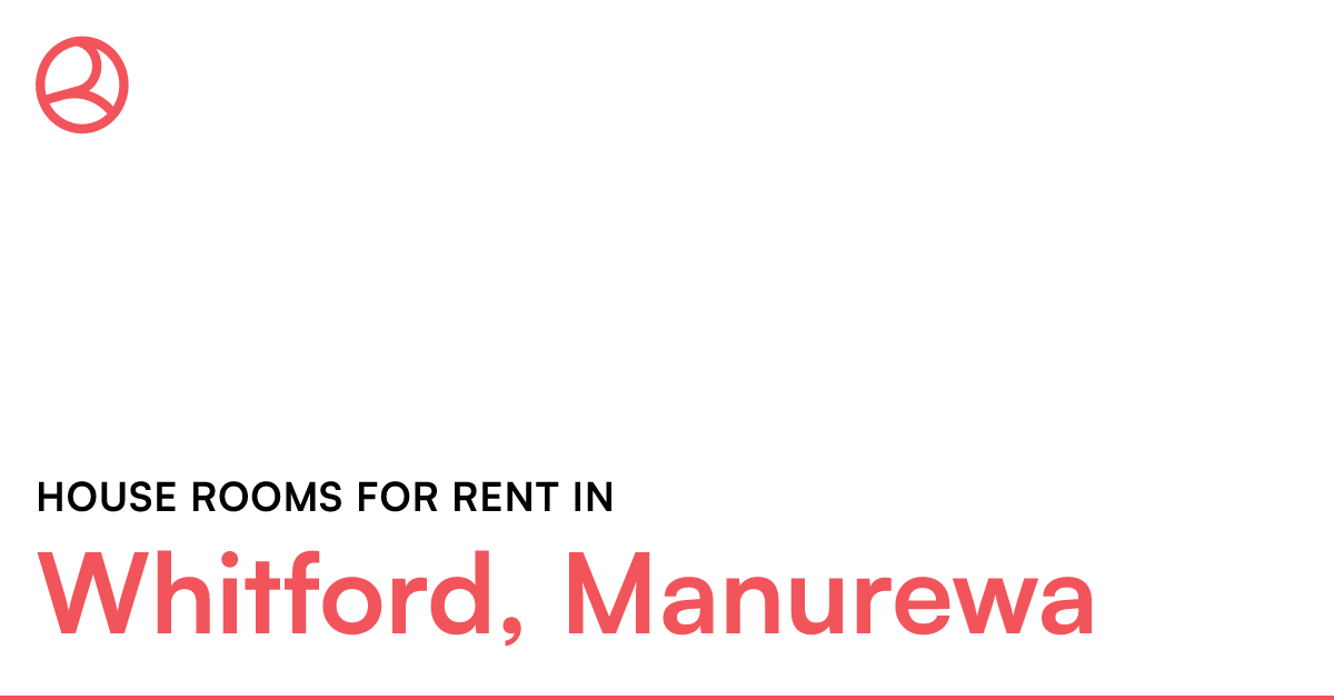 Whitford, Manurewa House rooms for rent Roomies.co.nz