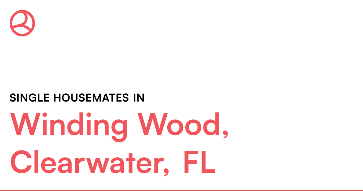 Single housemates in Winding Wood, Clearwater, FL